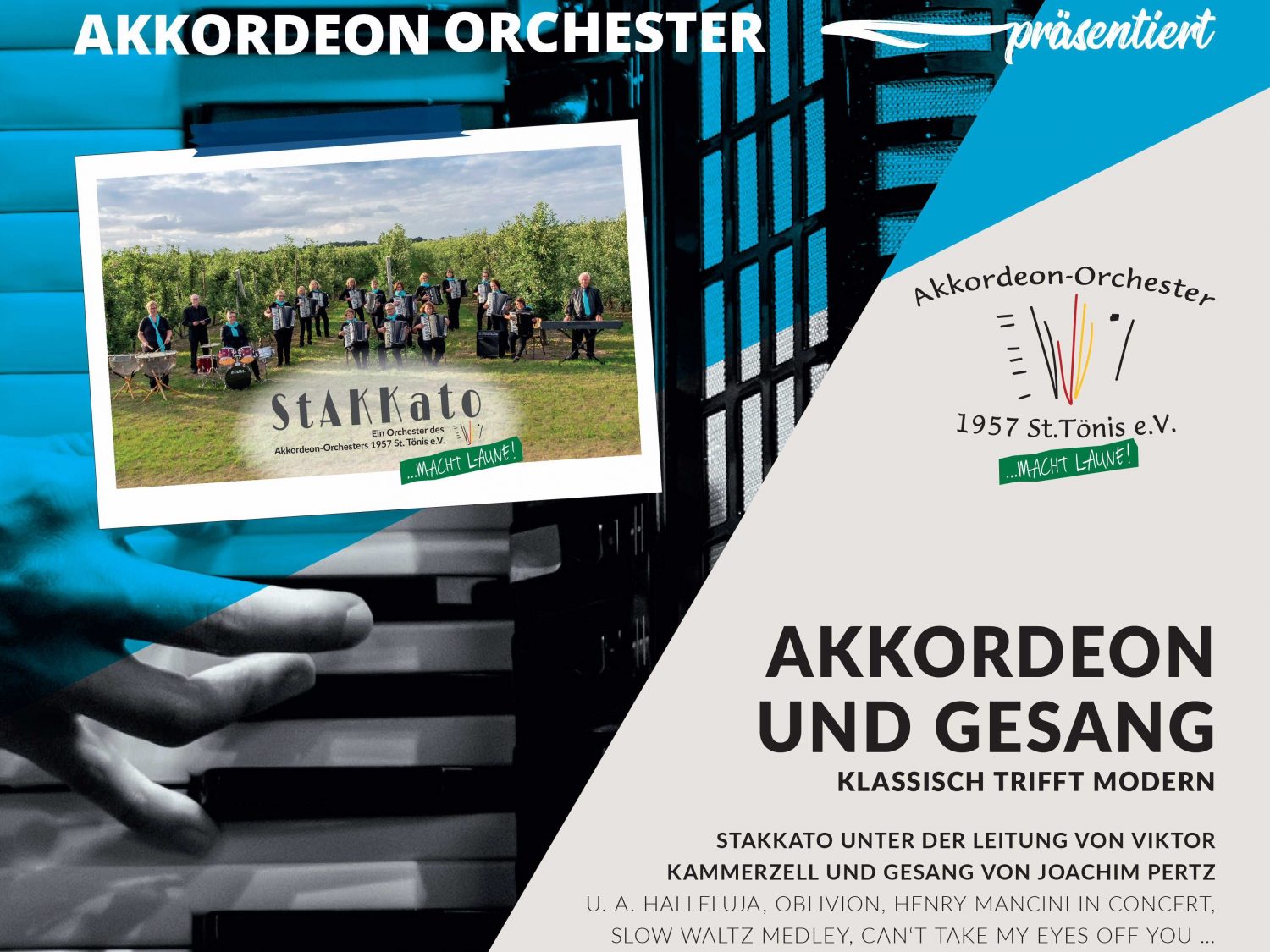 Titelbild für: AKKORDEON UND GESANG – KLASSISCH TRIFFT MODERN